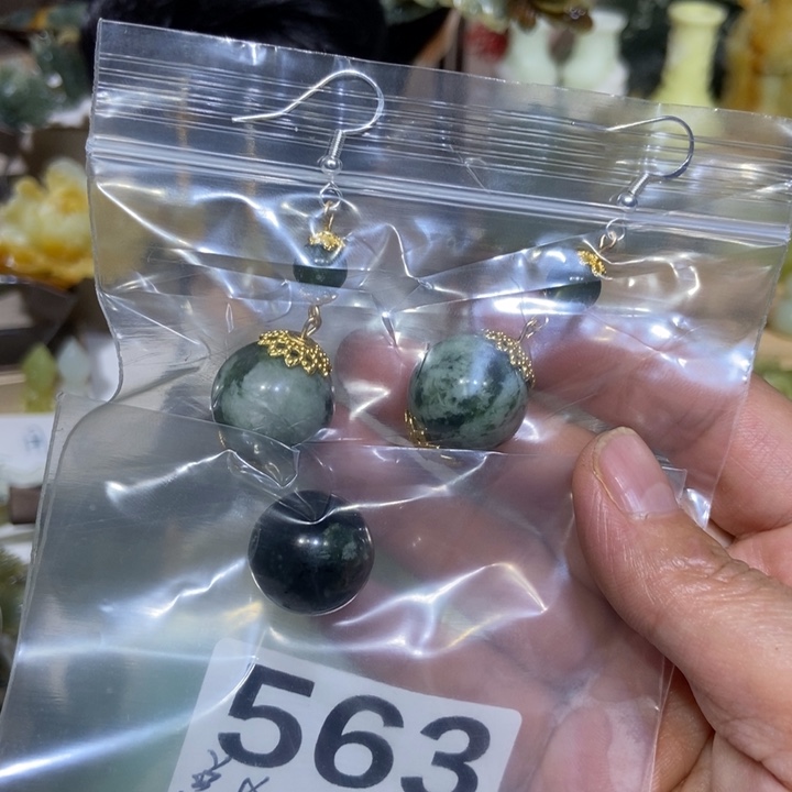 珍***我蛇纹石玉未镶嵌发饰