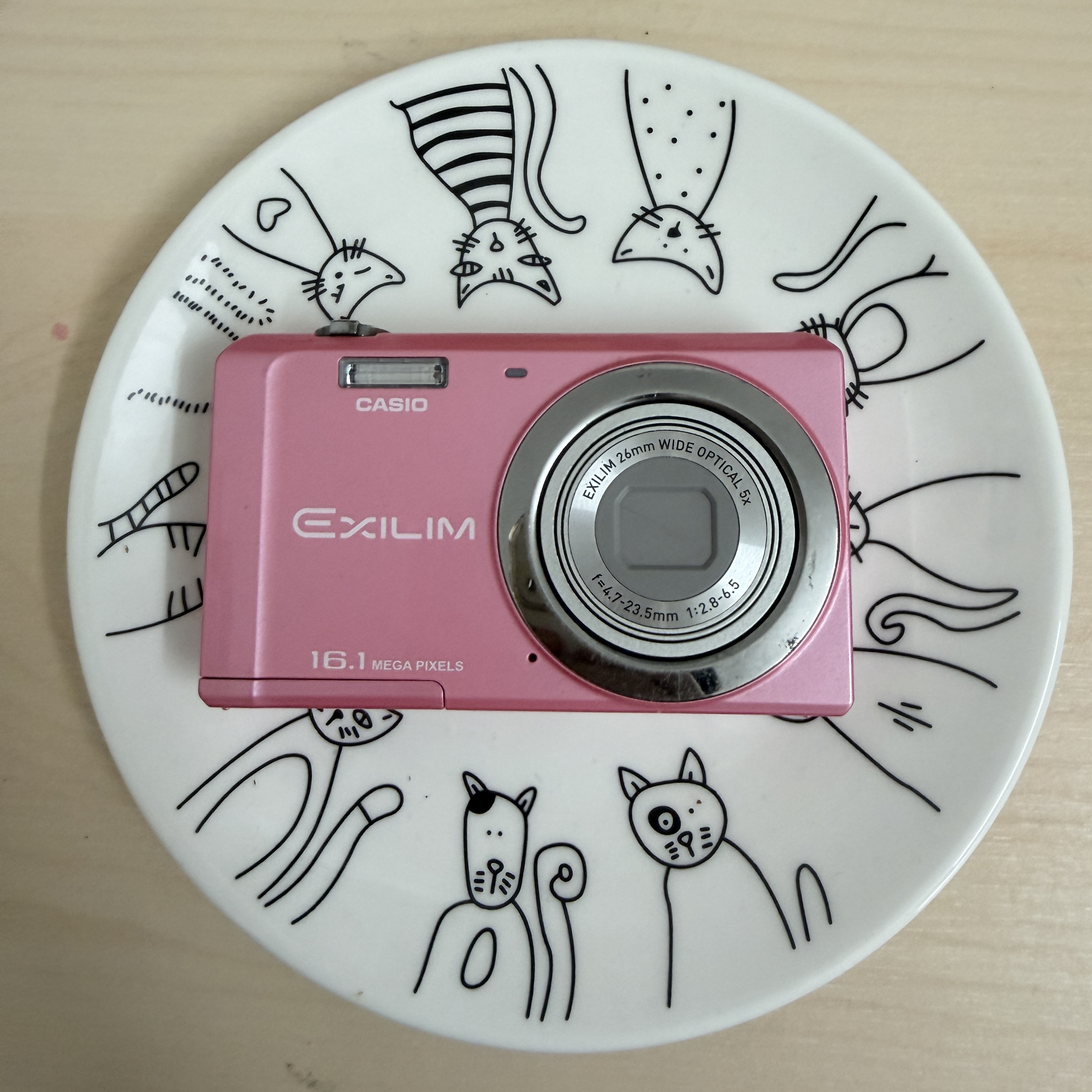 9新 Casio/卡西欧 zs6美颜奶油肌 人像氛围感 配件齐全