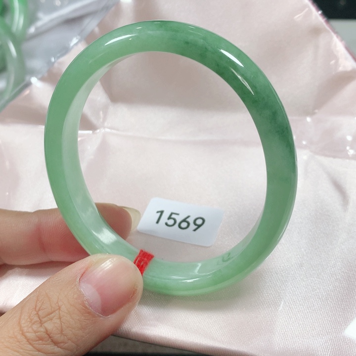翡翠手镯未镶嵌A****n天然翡翠手镯5802