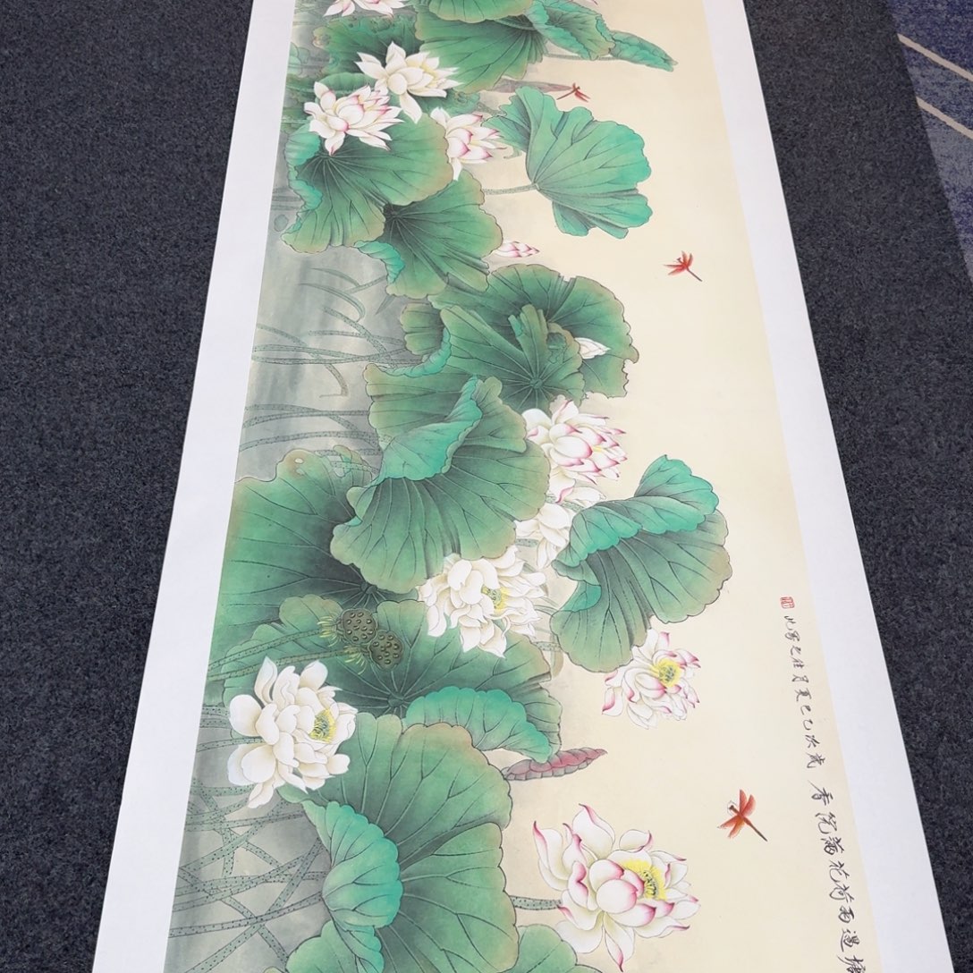 国画纯手绘山水花鸟作品