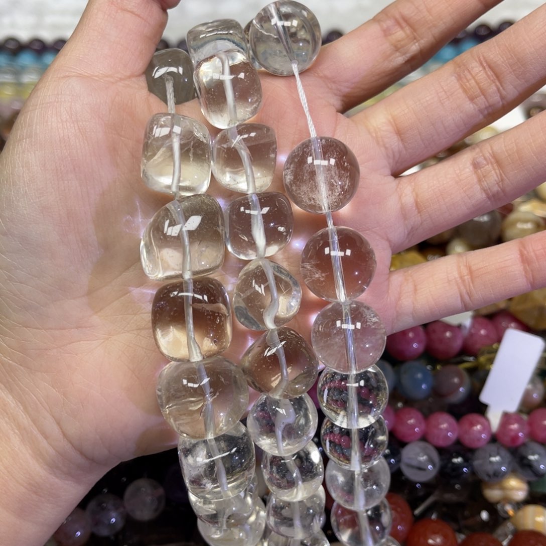 王***颖玛瑙/玉髓散珠白水