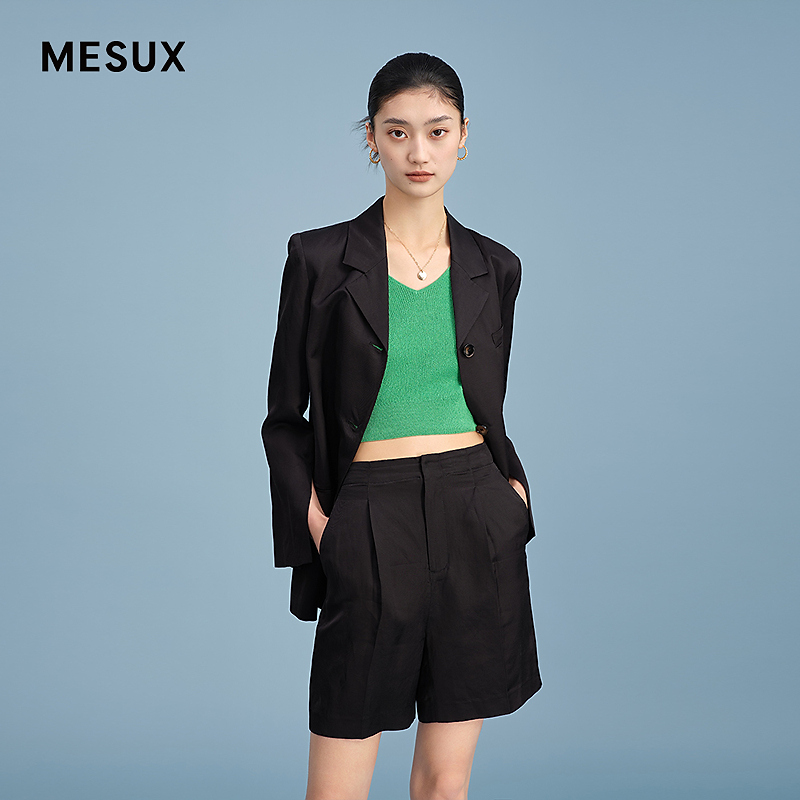 【丽公主专享】MESUX米岫廓形西装套装外套MKMDF302直播