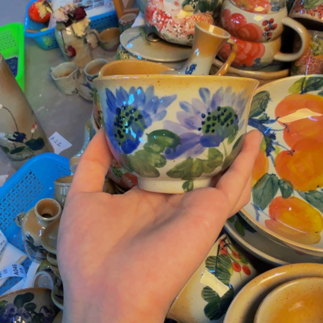 瓷片景德镇陶瓷手工手绘