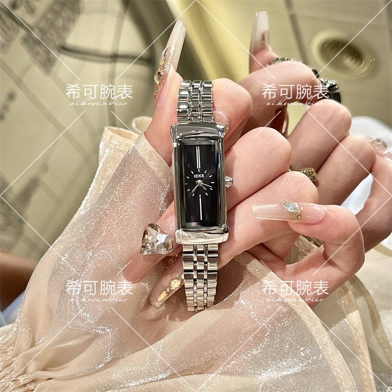 【希可】轻奢小众高级感女士手表简约时尚气质钢带石英女腕表88150