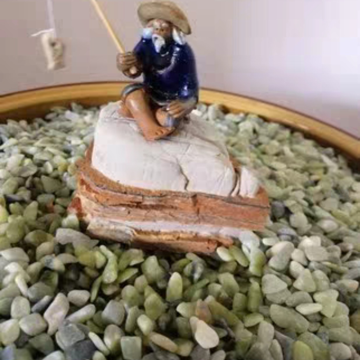 天然太行奇石鱼缸造景微景观摆件盆景雨林缸假山手工制作观赏装饰