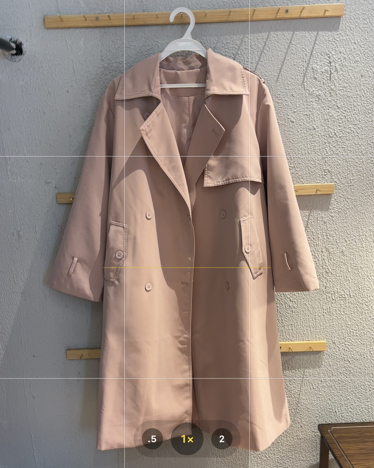 新疆包邮-WT1044#（微瑕介意勿拍）衣长111 粉色风衣