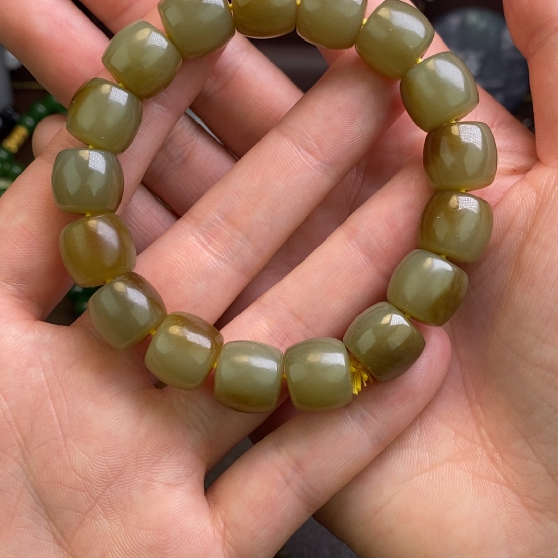 和田玉手链未镶嵌