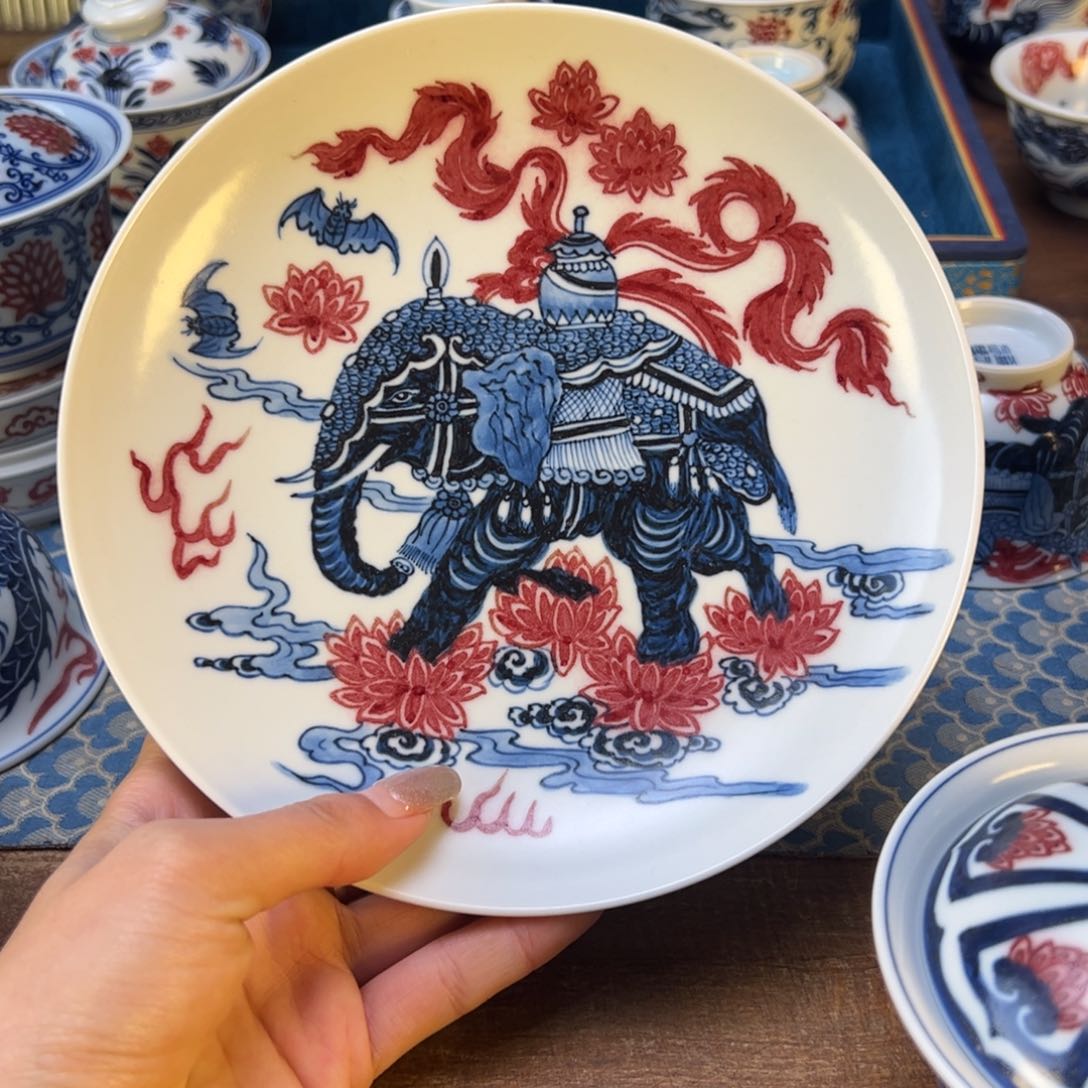 摆件景德镇手工手绘陶瓷