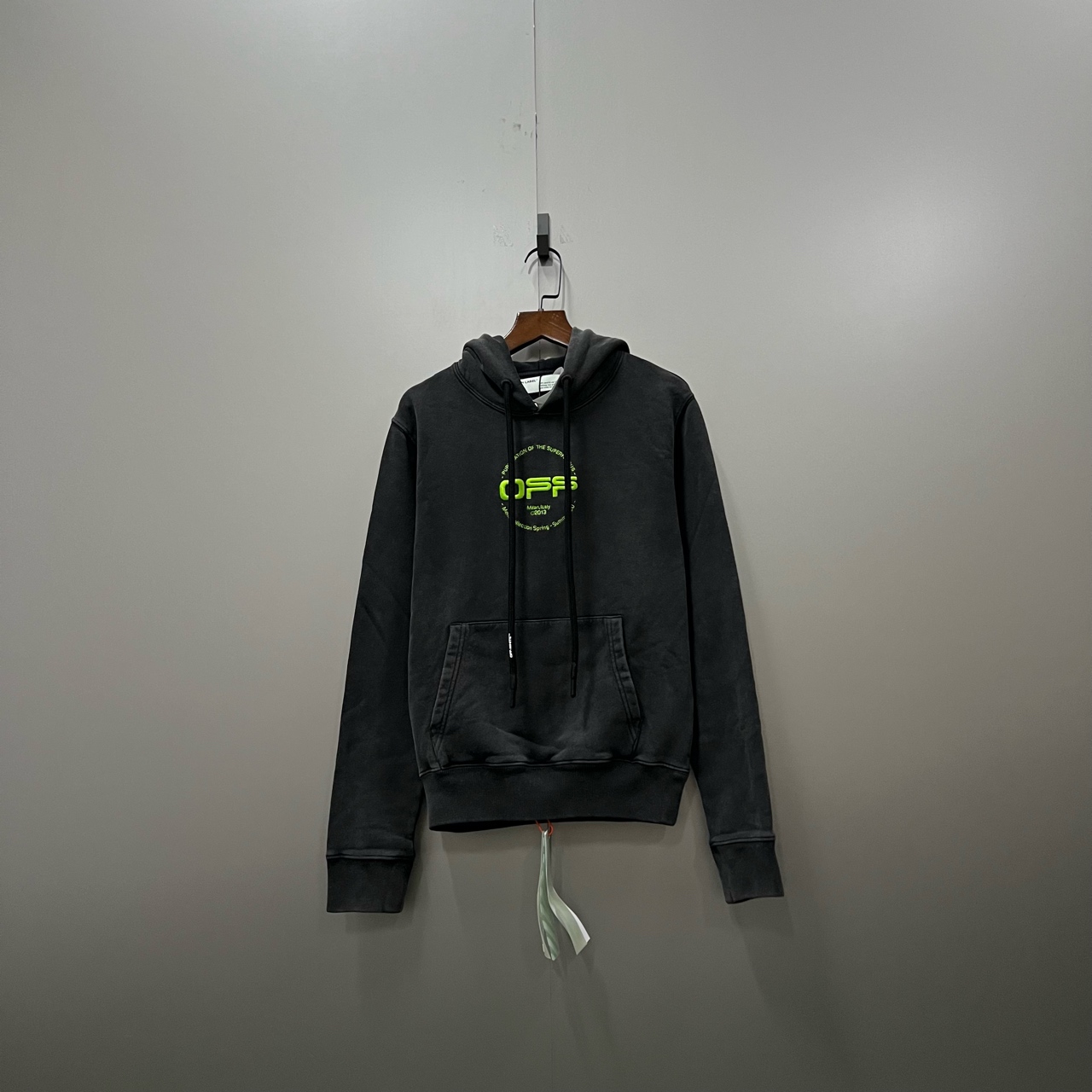 99新 OFF-WHITE （bb）201 欲望之手帽衫 XS码