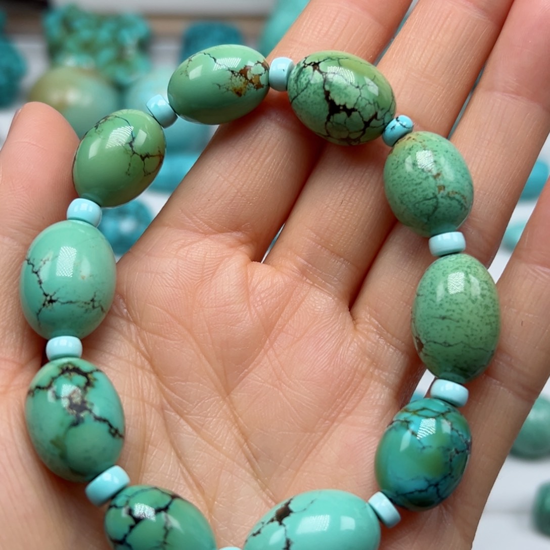 绿松石珠宝奇石未镶嵌