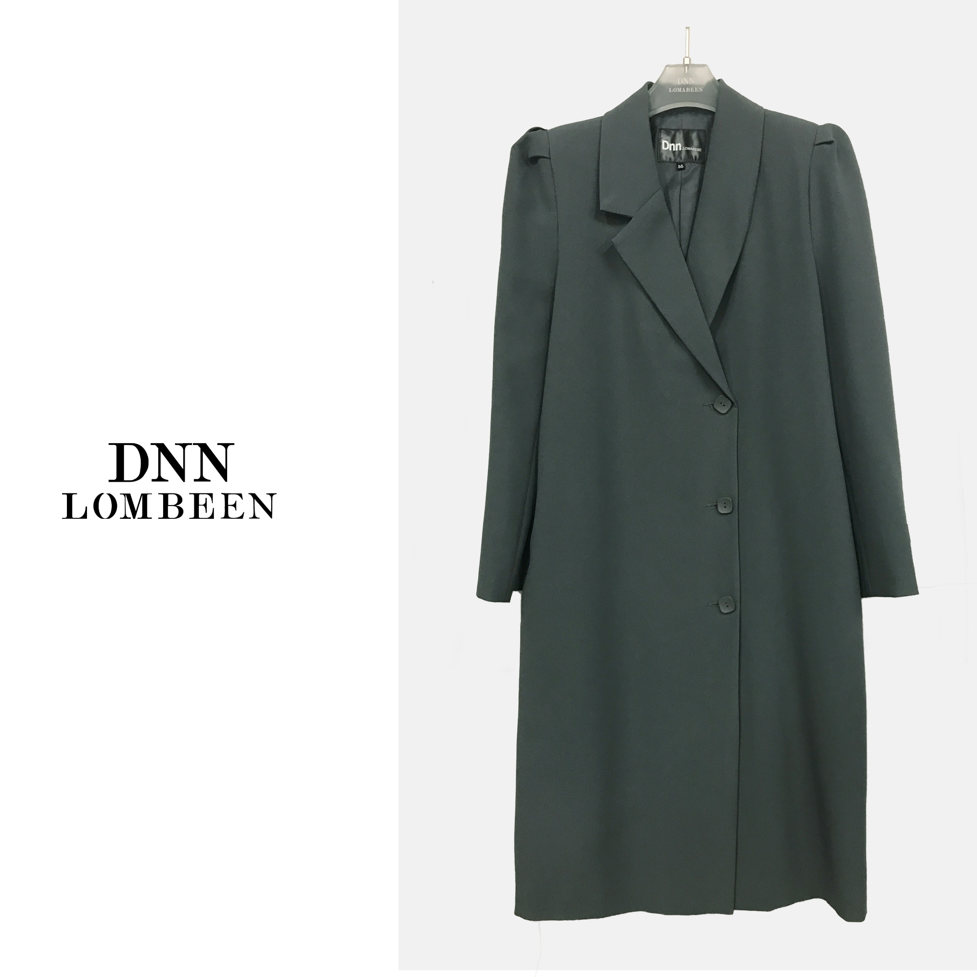 DNN LOMABEEN1198#轻奢中长款西装休闲西服简约时尚气质外套