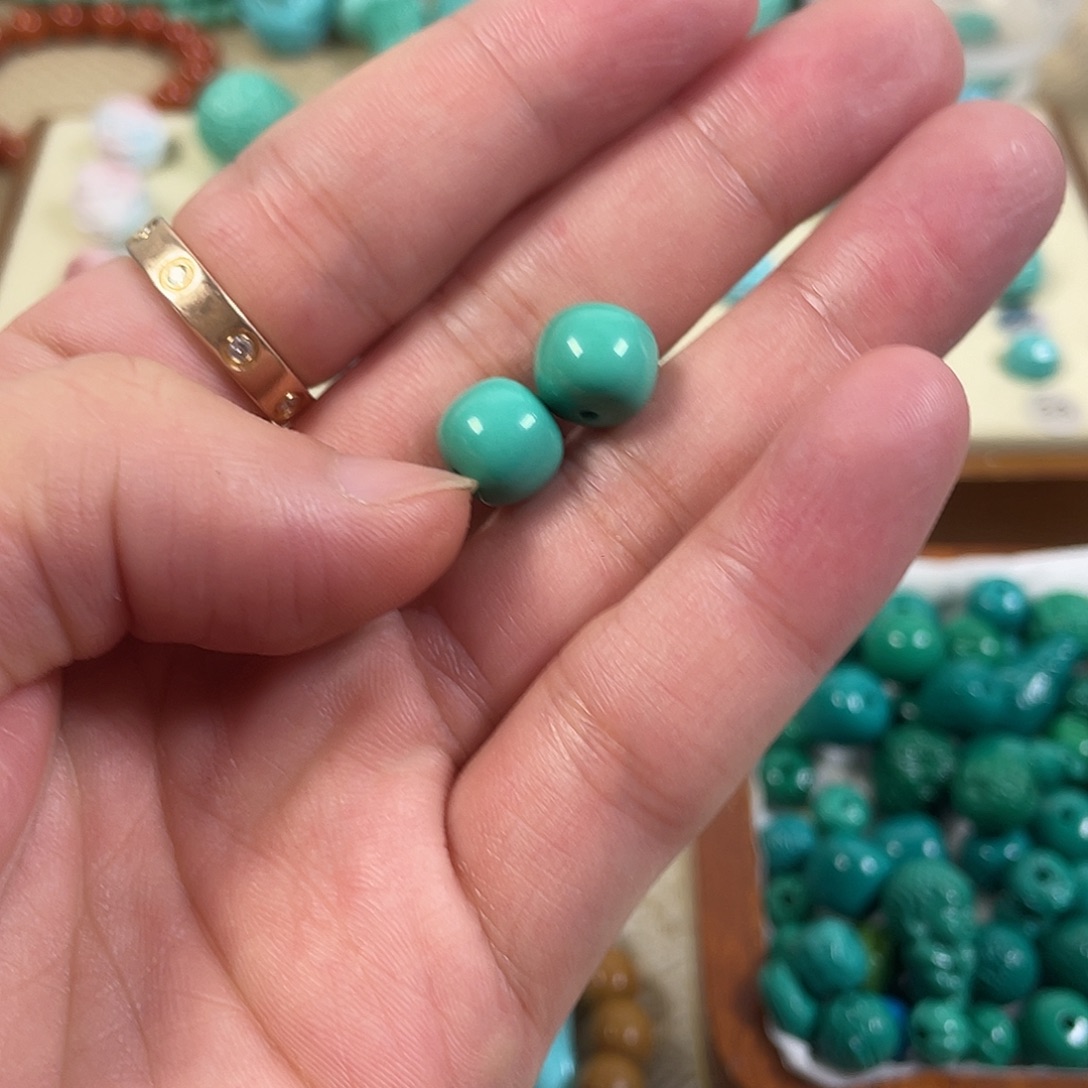 手工雕刻配饰配珠手串尺寸10