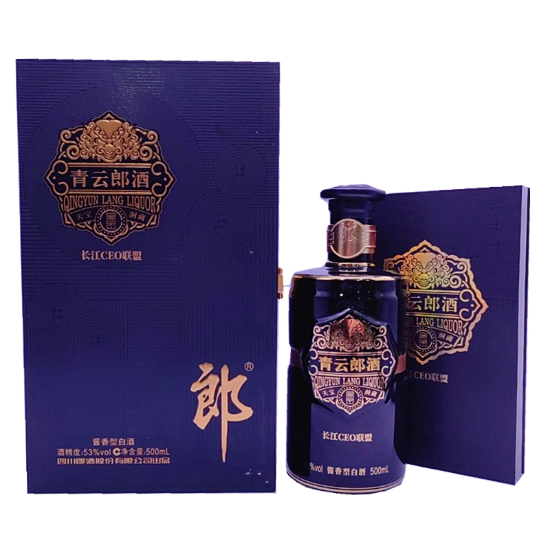 郎酒黑金青云郎 53度500ml*1瓶 酱香型白酒