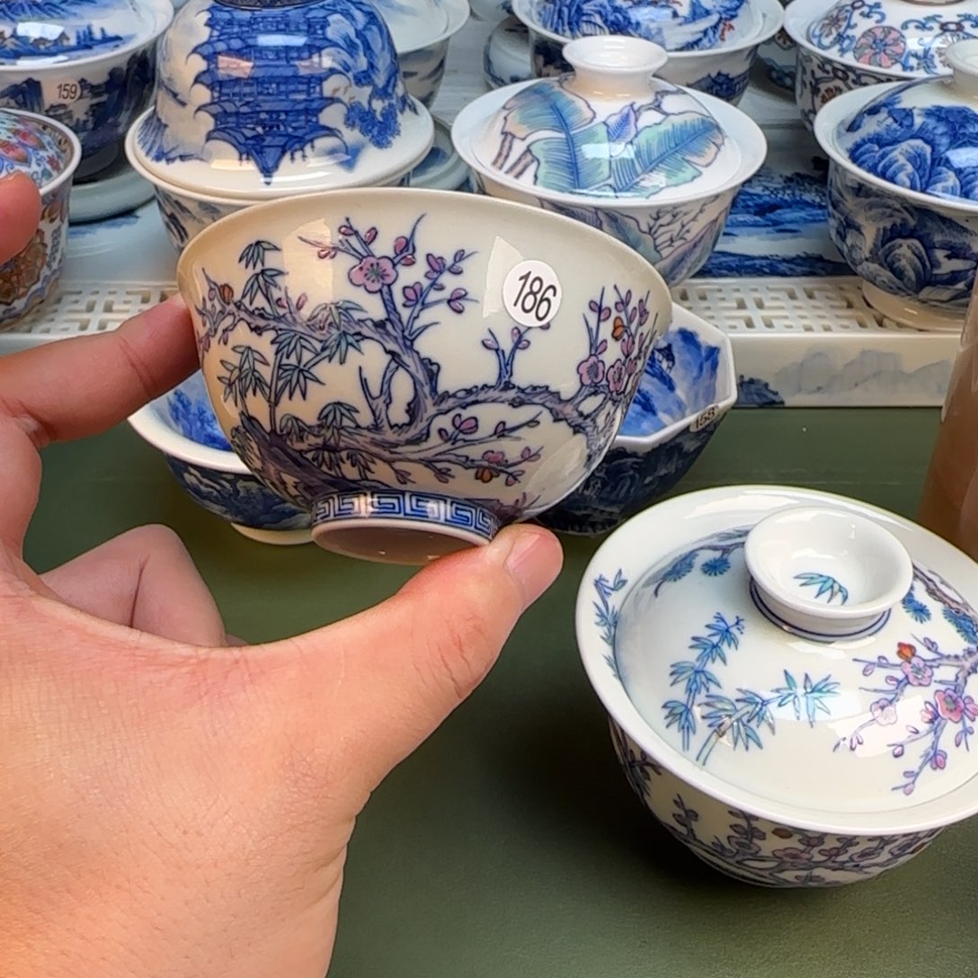 彦祖纯手工手绘茶具186