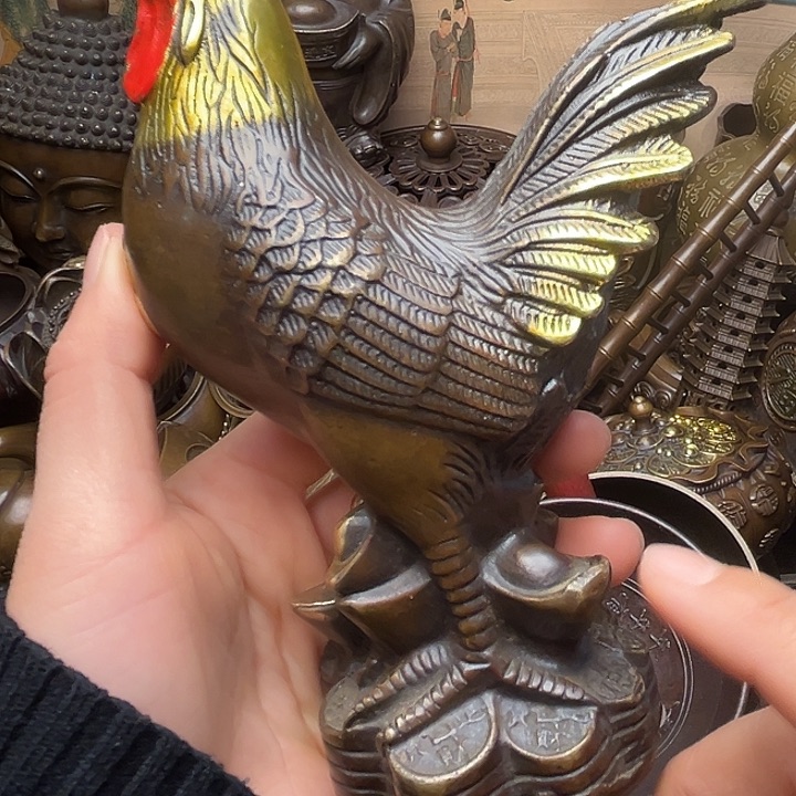 铜器摆件老王直播间