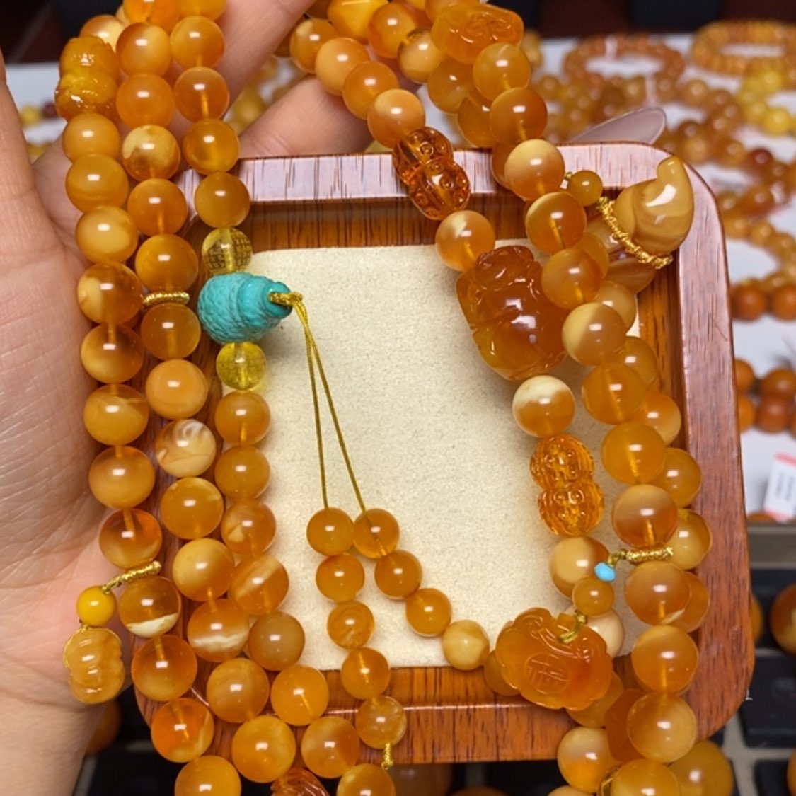 【闪购商品】未镶嵌蜜蜡手链手串