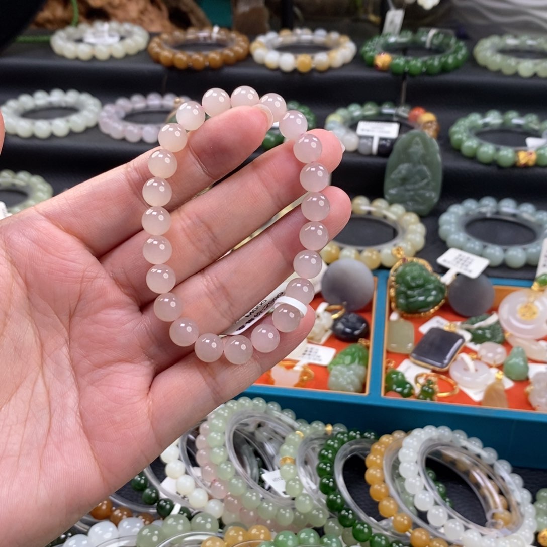 手链未镶嵌和田玉S****g冰藕粉