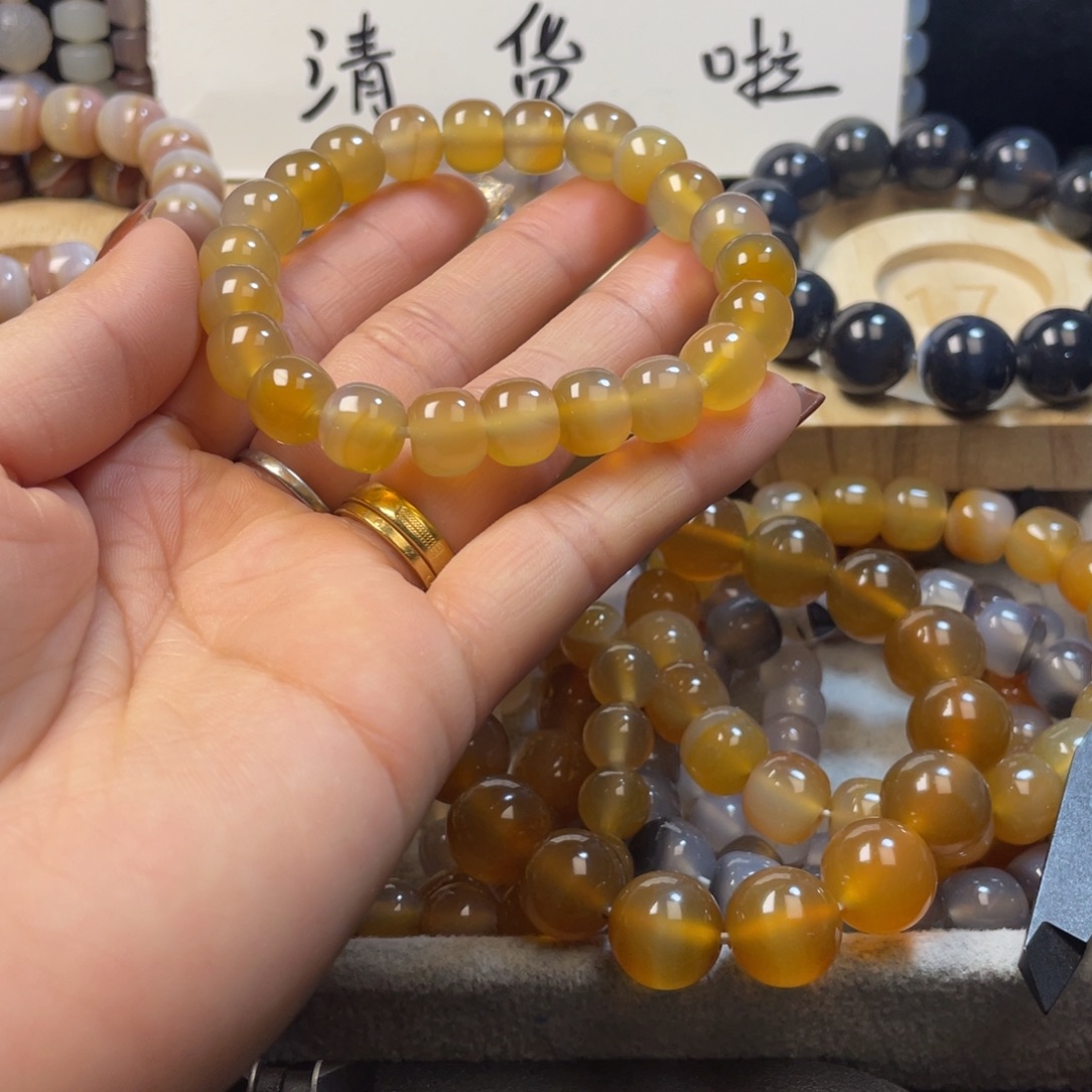 玛瑙/玉髓未镶嵌手链