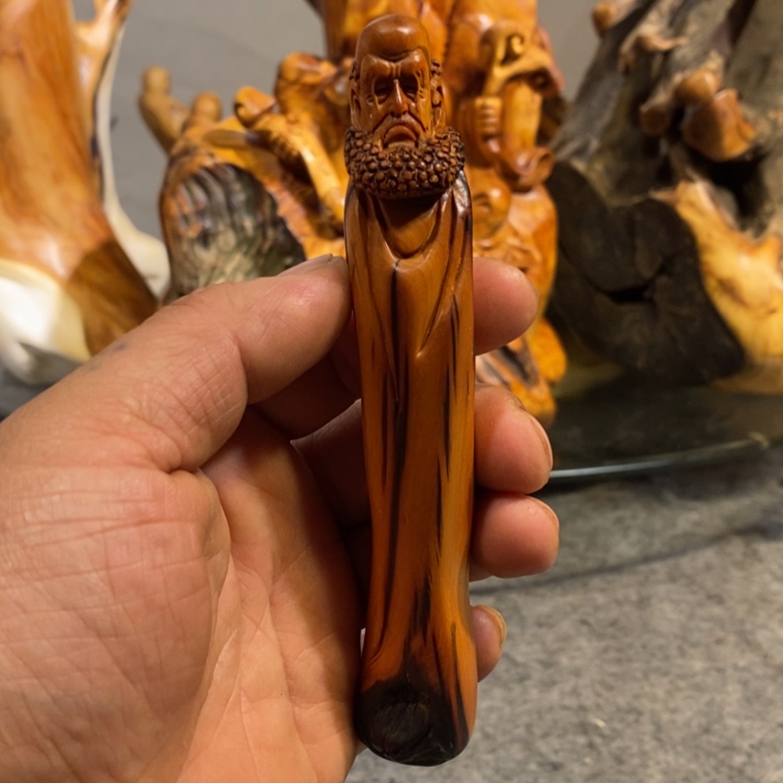 【闪购商品】柏木（崖柏）木雕工艺品摆件家居装饰手把件