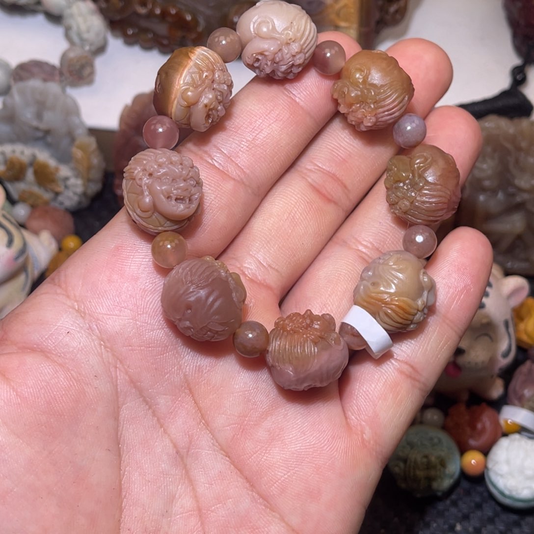 未镶嵌手串石英质玉