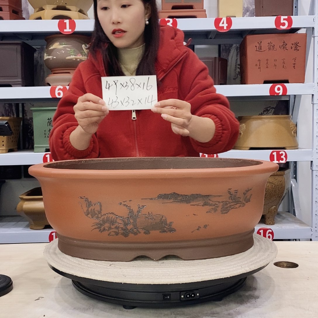 紫砂花盆紫砂花盆