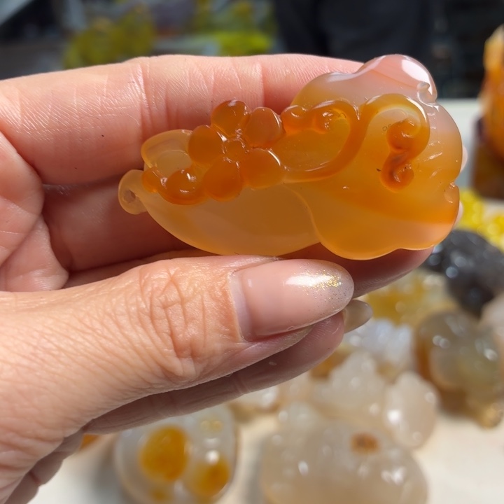 玛瑙/玉髓未镶嵌吊坠(不含链)