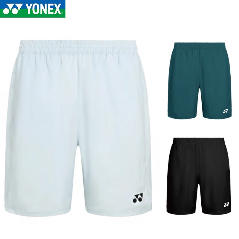 尤尼克斯YONEX25年新款YY羽毛球服运动吸汗男女短裤速干120065BCR