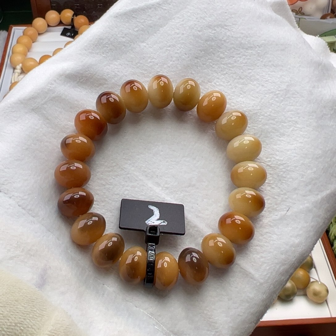 菩提根/象牙果手串卡14算盘虎皮全品2