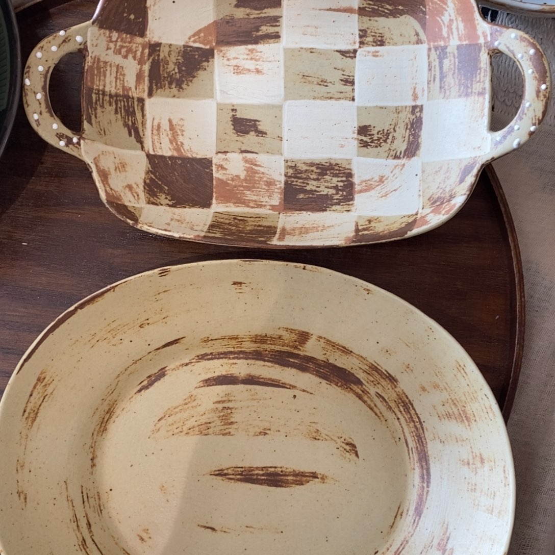 今囍陶器粗陶餐具2元