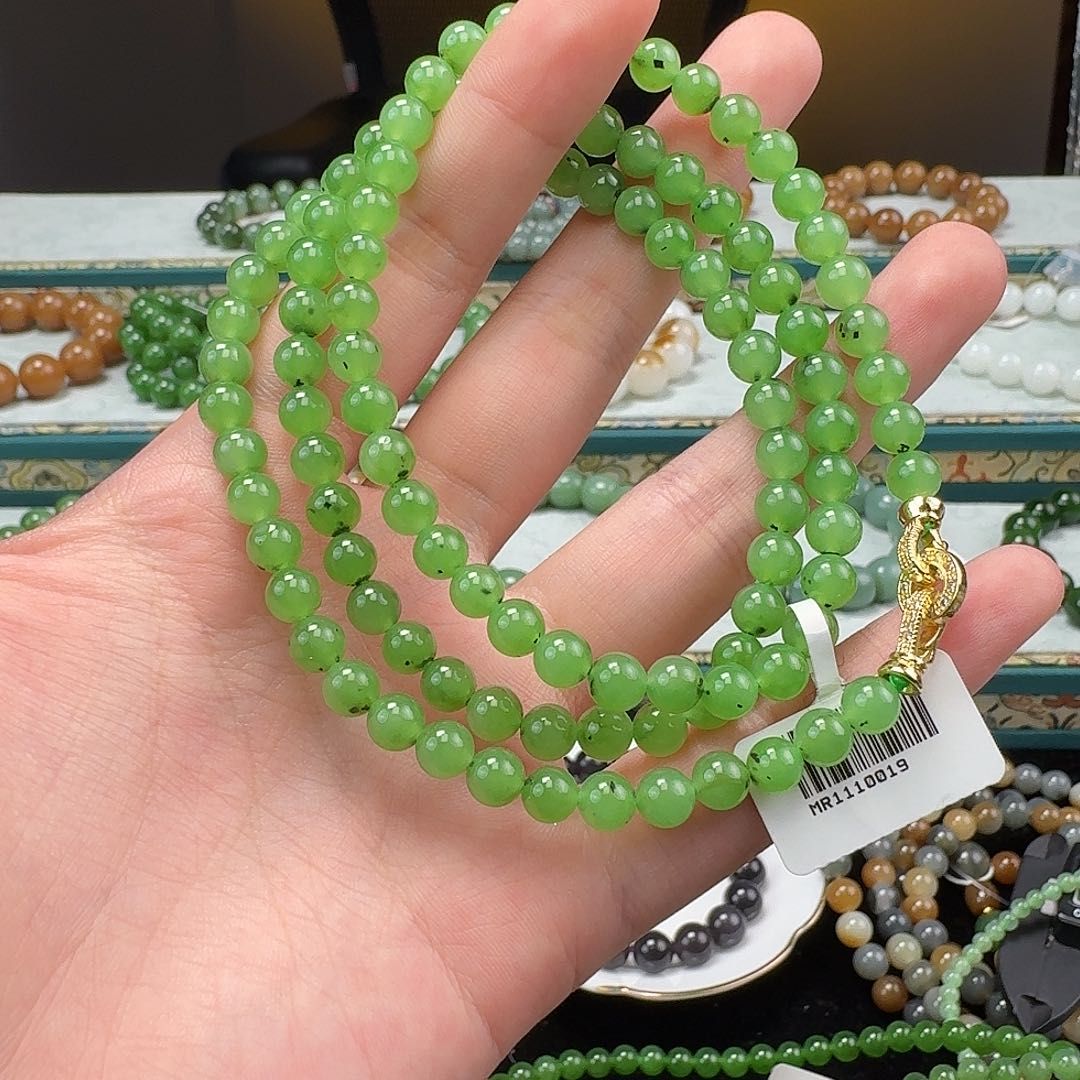 和田玉手串未镶嵌