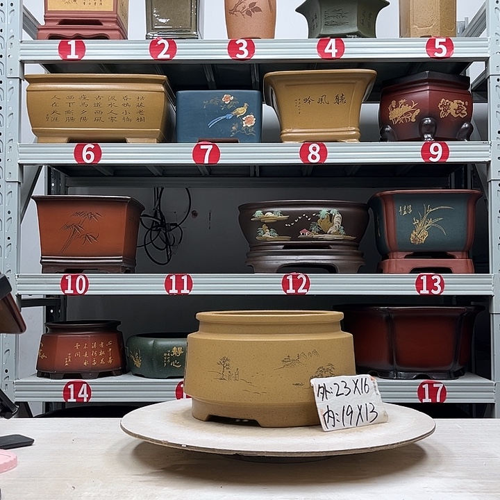 紫砂花盆紫砂花盆