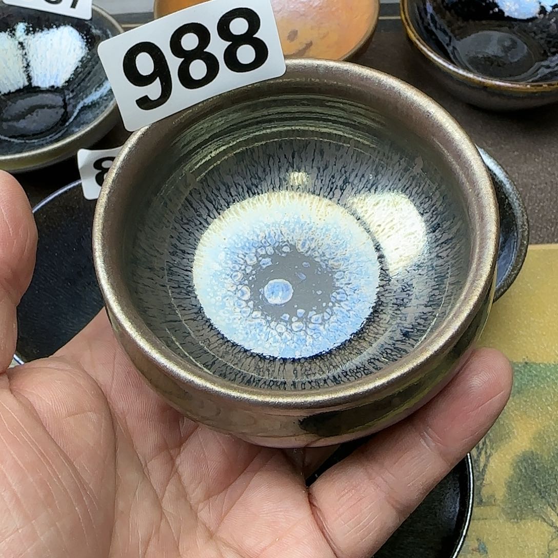 茶盏建盏杯主人杯龙窑柴烧