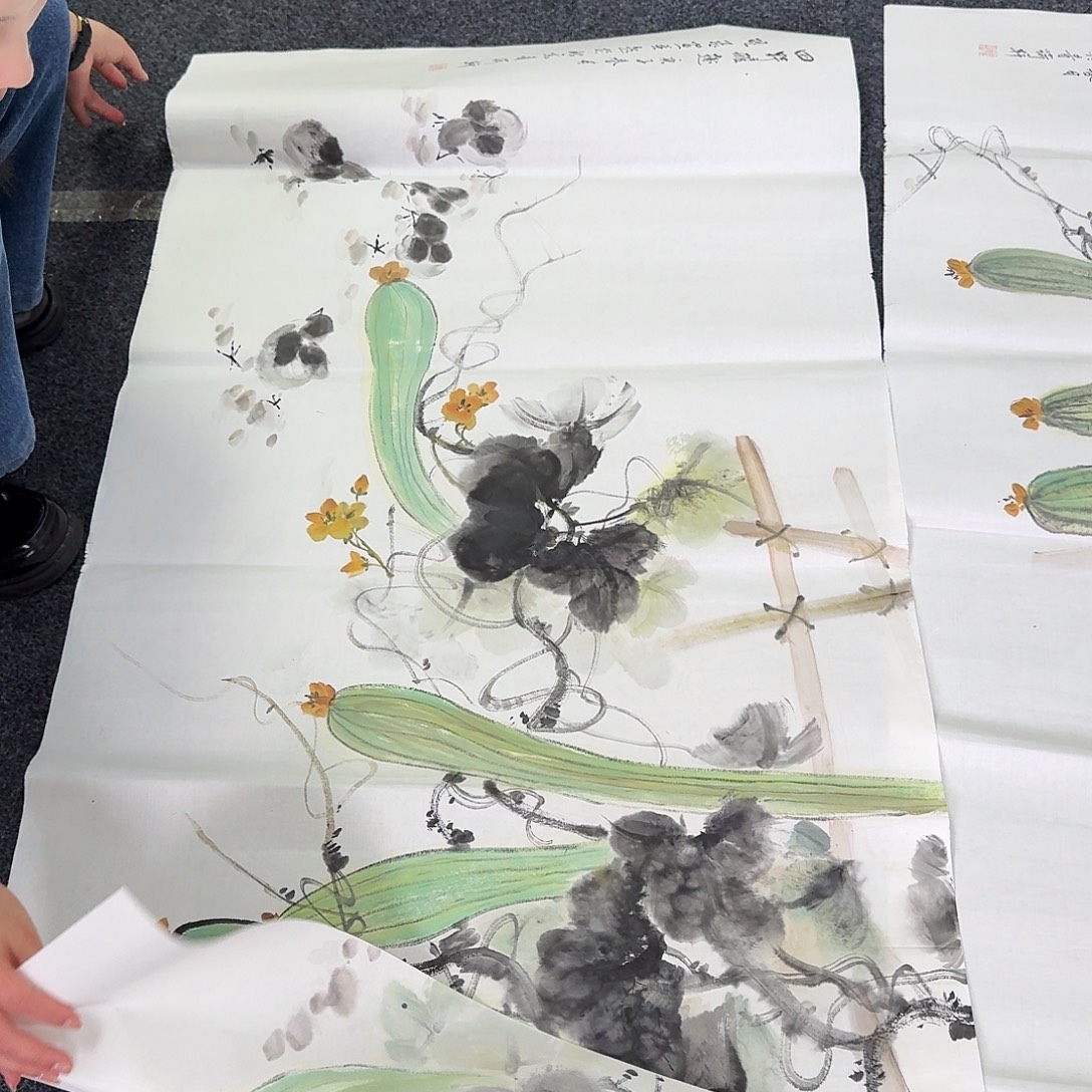 纯手绘国画作品作品