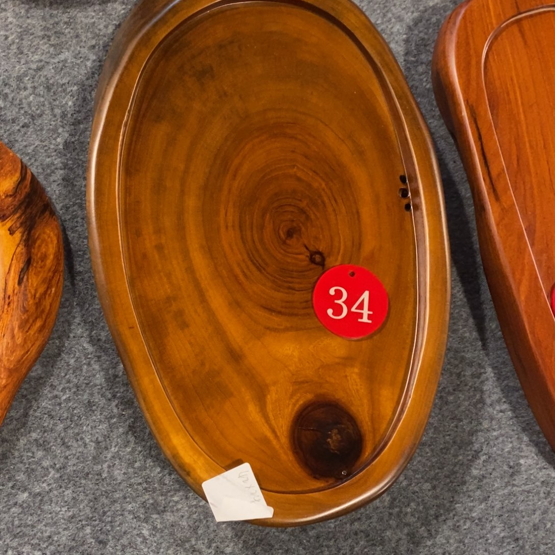 ?**5香樟木自然随形茶盘