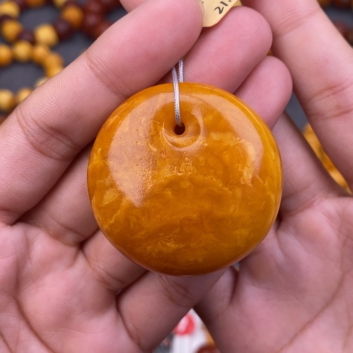 琥珀未镶嵌裸石蜜蜡L