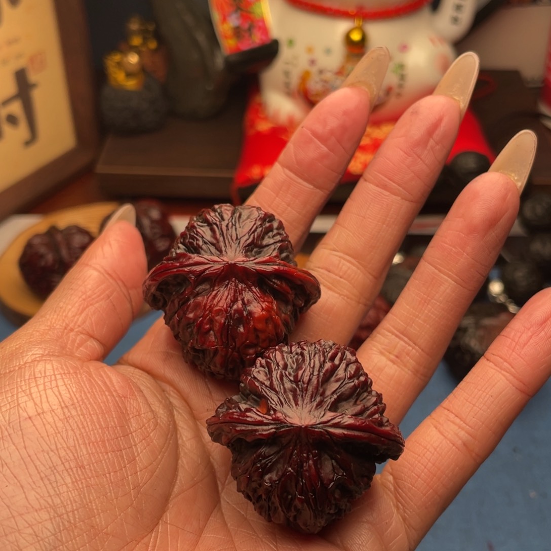 吊坠文玩核桃彩磨3