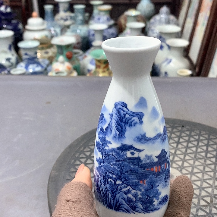 陶摆件博古架陶瓷摆件