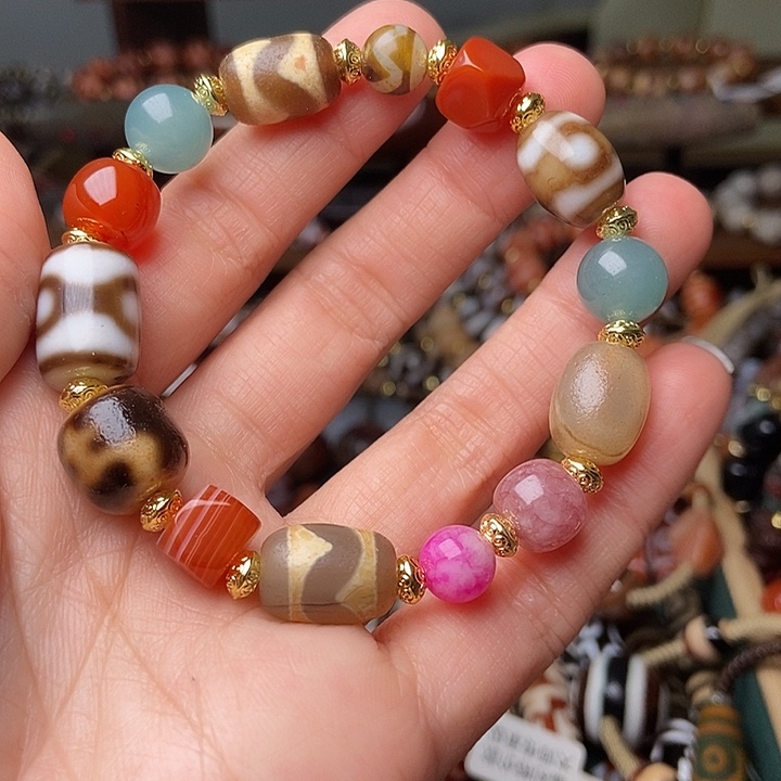 玛瑙/玉髓未镶嵌手链