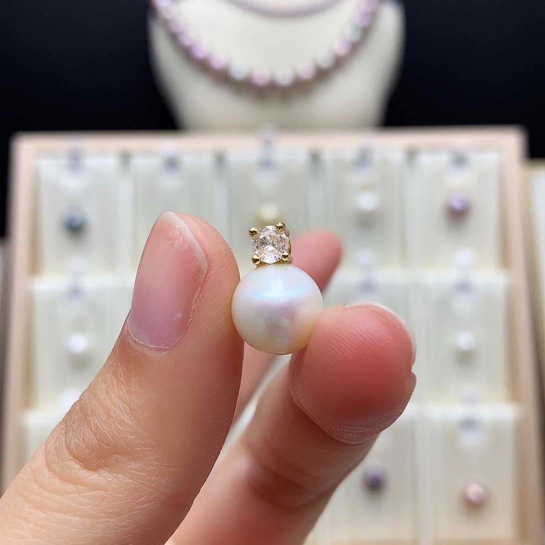 吊坠(赠链)淡水珍珠合金