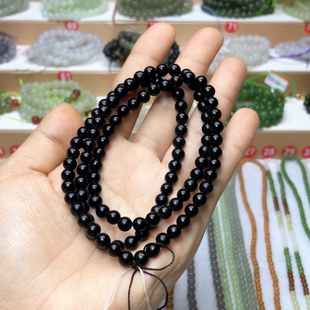 和田玉颈饰未镶嵌6mm