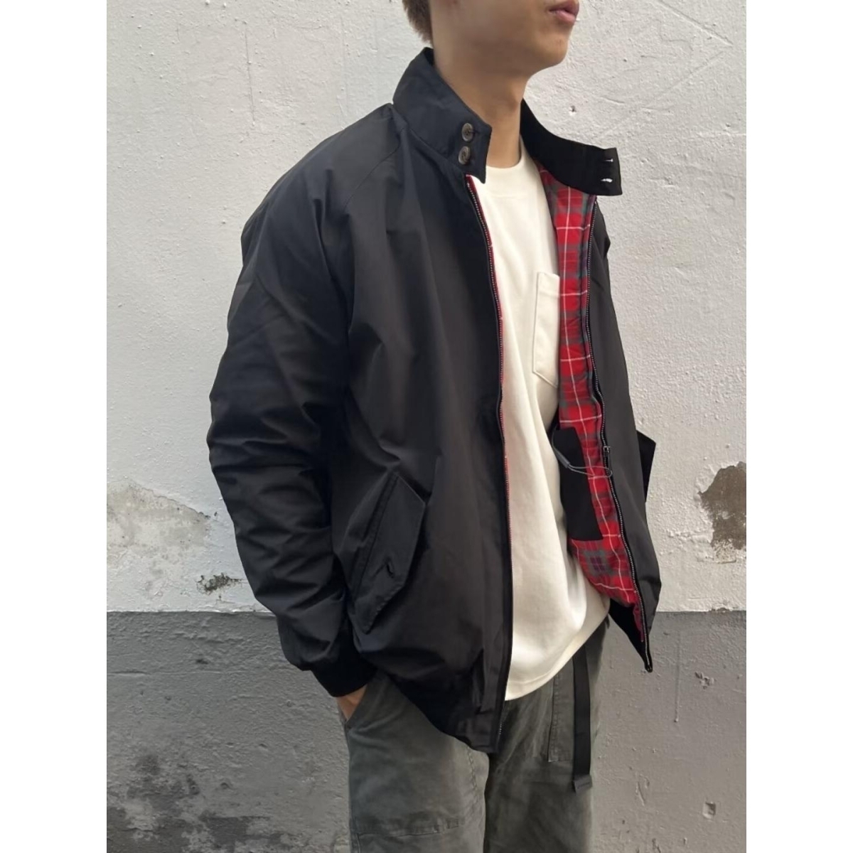 S10春秋季痞帅外套男女ins高街潮牌港风韩版潮流宽松夹克潮