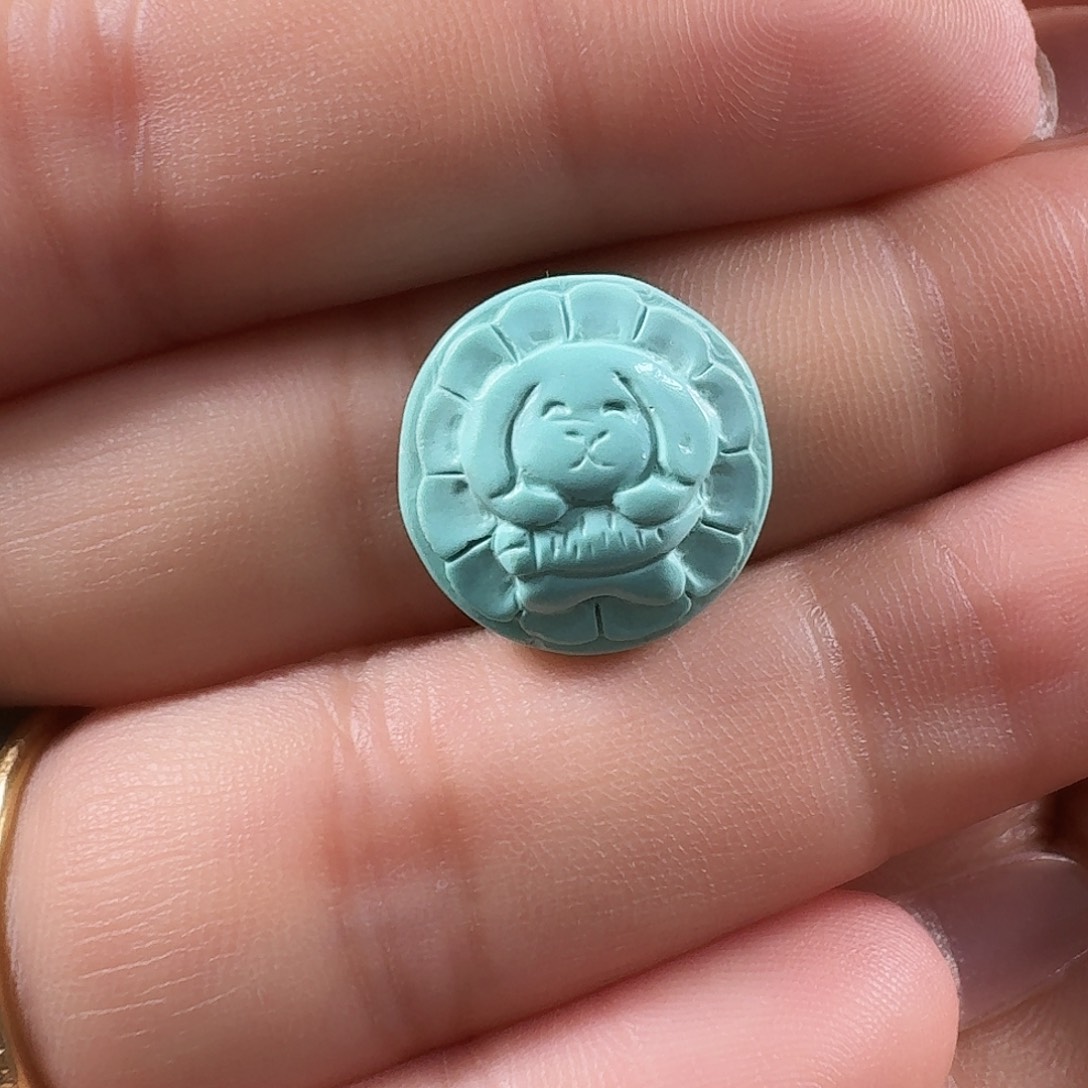 绿松石未镶嵌颈饰