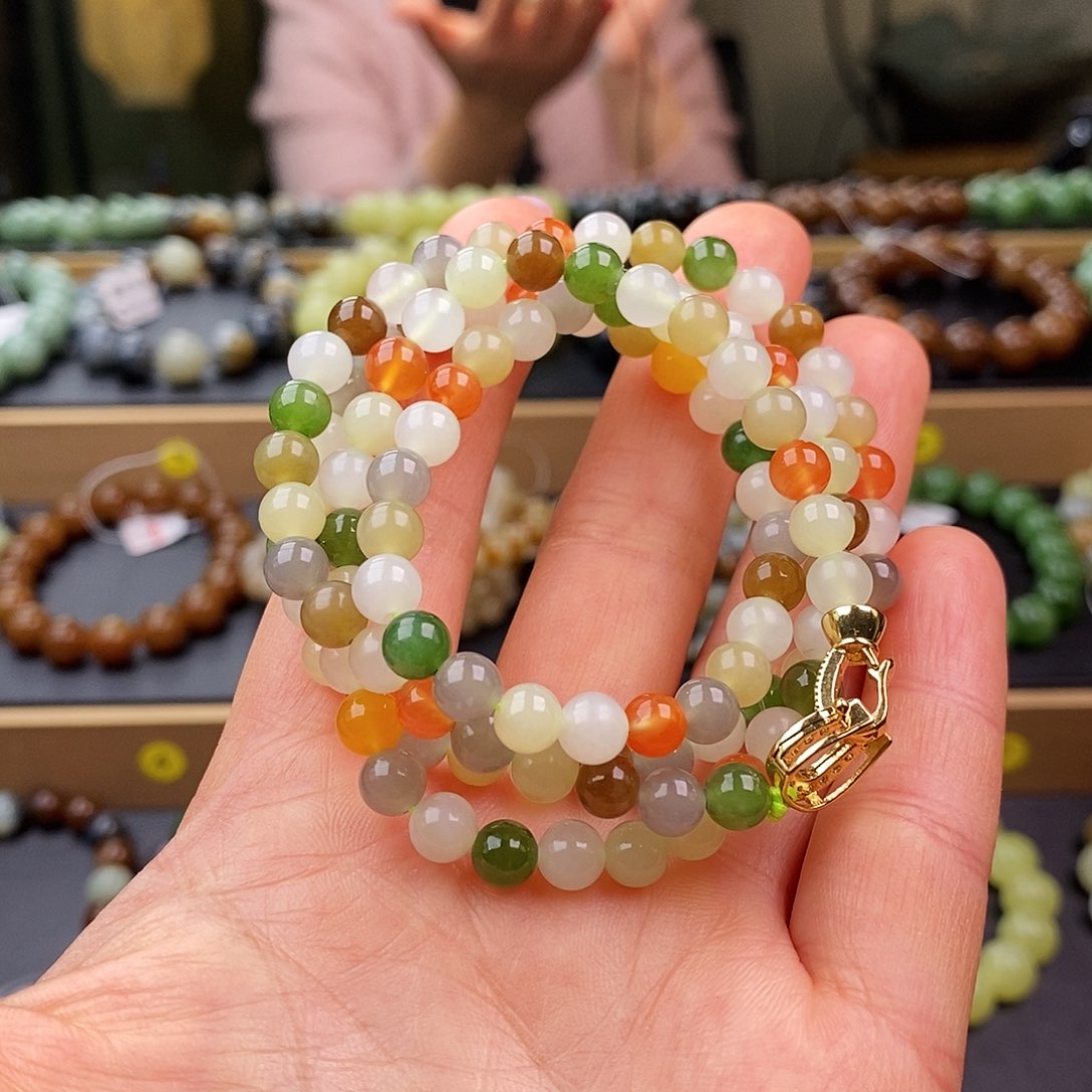 和田玉手链未镶嵌