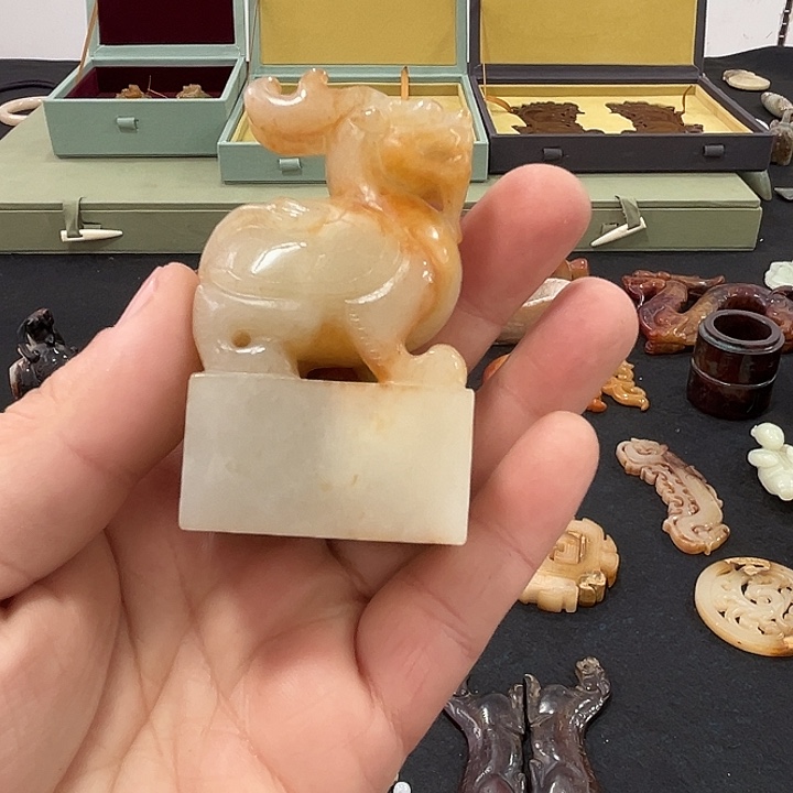 和田玉挂件未镶嵌风*丿