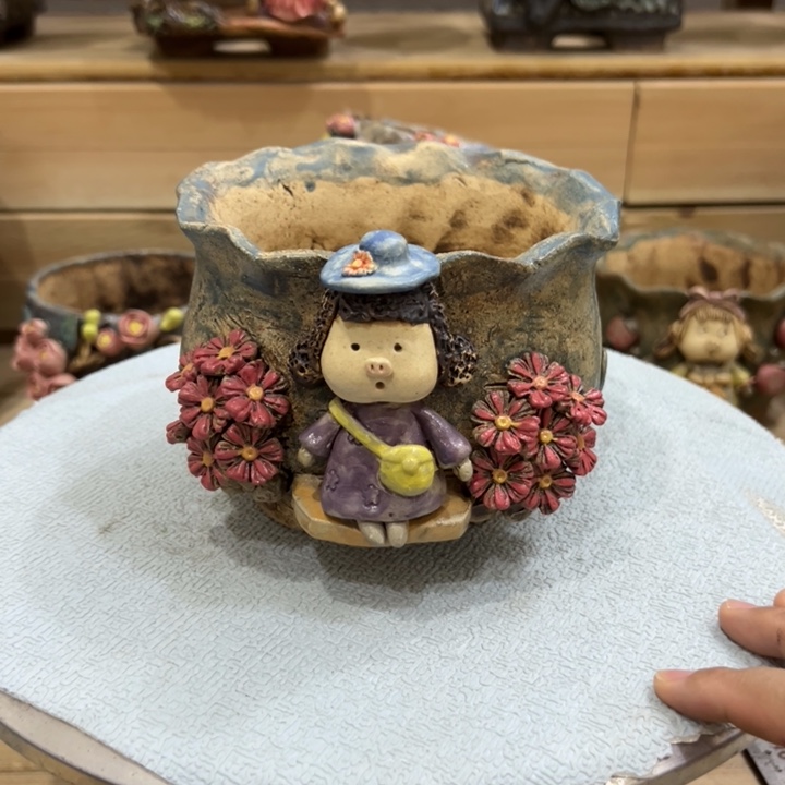 陶然多肉花盆百搭