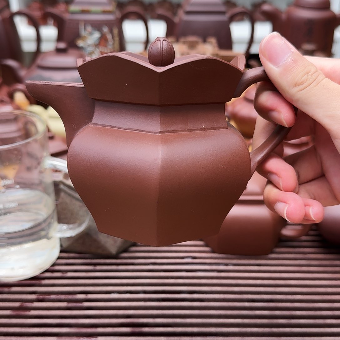 茶壶紫砂紫砂壶僧帽450cc