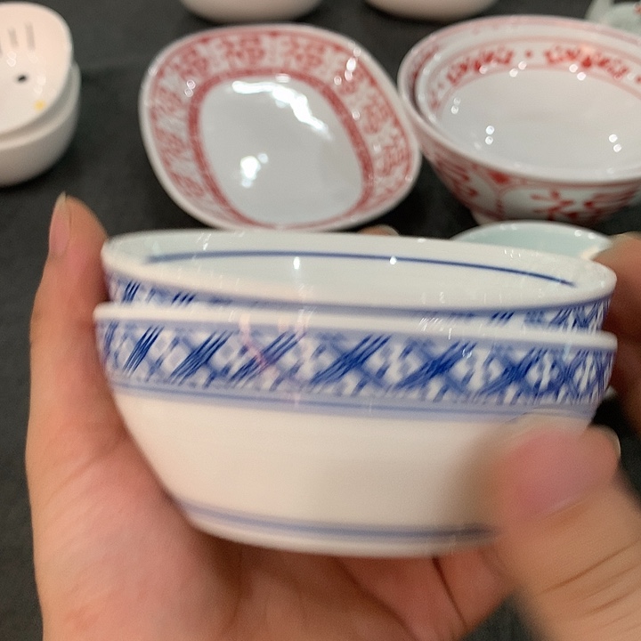 素青米饭碗（2只装）