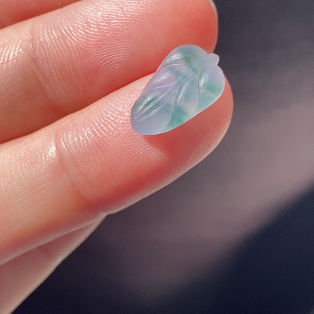 定制翡翠未镶嵌树叶