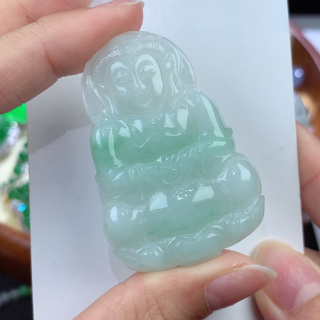 翡翠颈饰未镶嵌缅甸翡翠