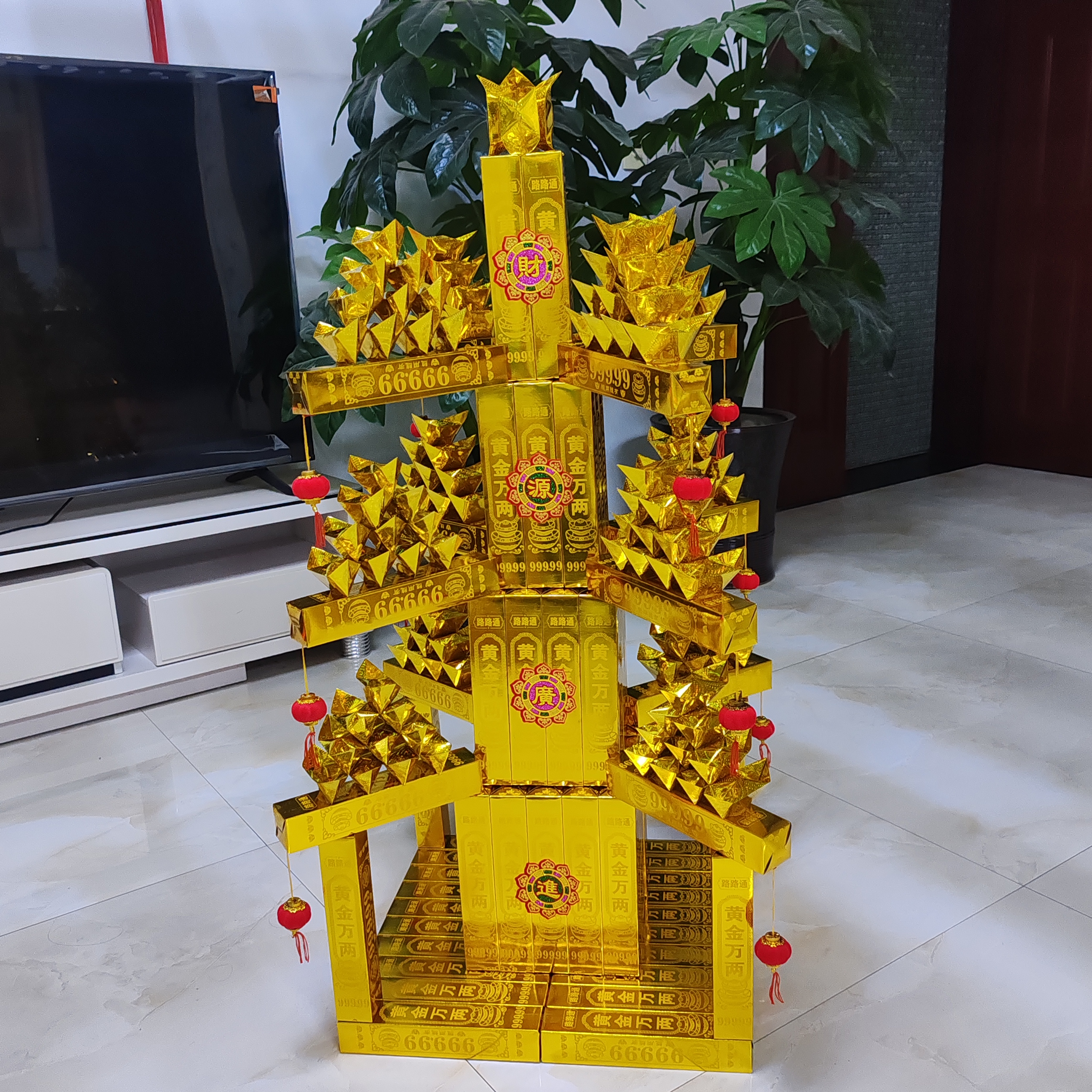 八方来财材料包送教程手工折纸